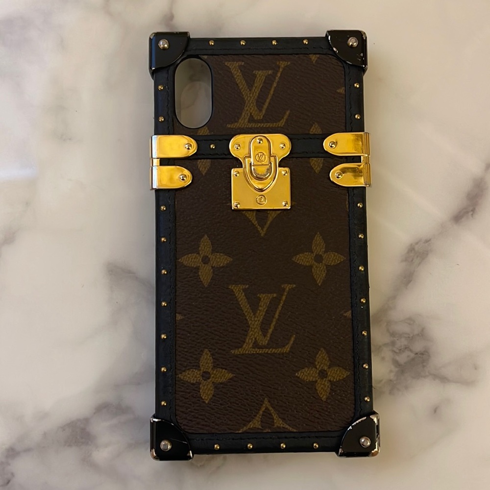 Authentic Louis Vuitton Trunk IPhone X/XS phone case.